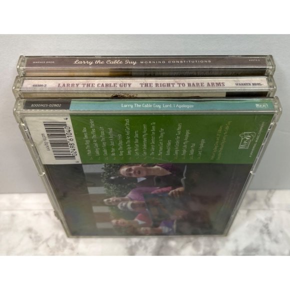 Larry the Cable Guy Lot of 3 CD Comedy Right to Bare Arms Morning Constitutions - Picture 2 of 11